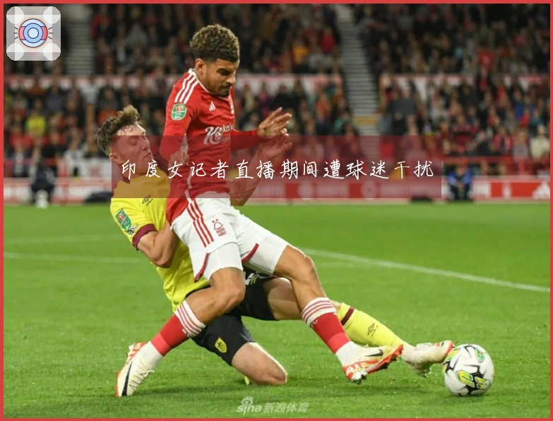 印度女记者直播期间遭球迷干扰