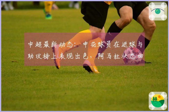 中超最新动态：申花球员在进球与助攻榜上表现出色，阿马杜状态回暖令人惊喜